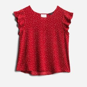 Papermoon Flirty Red Blouse